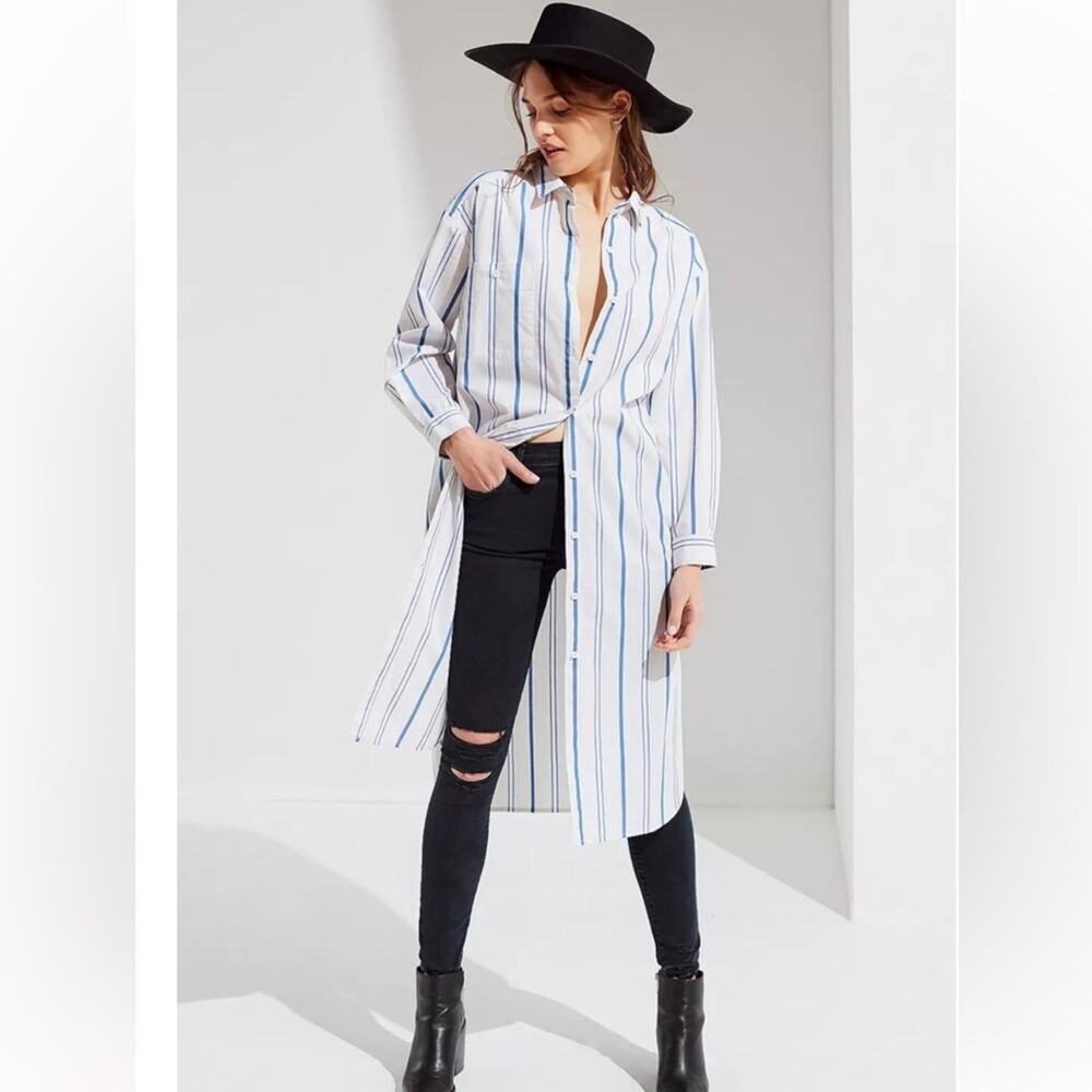 Urban Outfitters Women’s Sz XS Marqui Button-Down Midi Shirt Dress